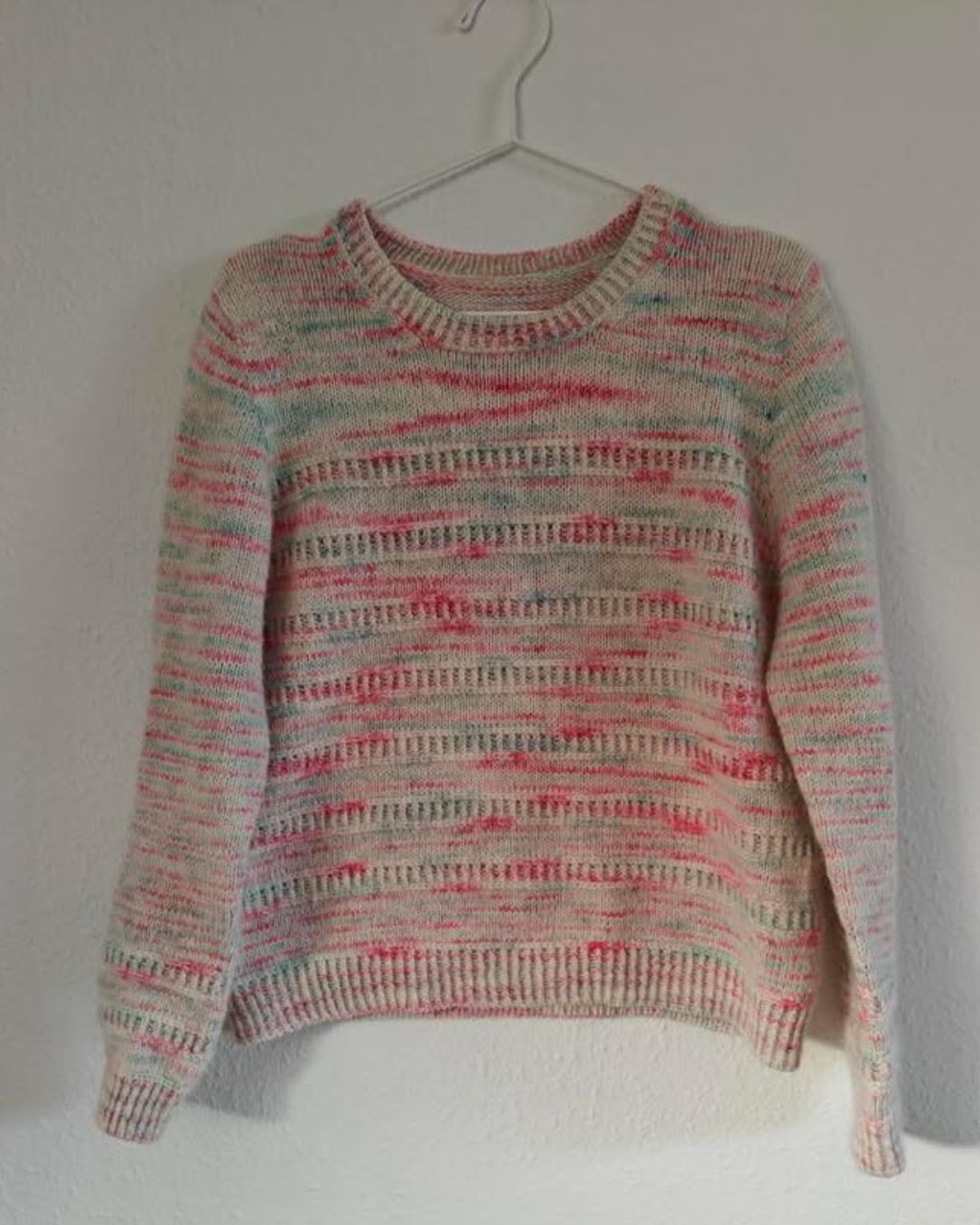 Strukturstribe sweater