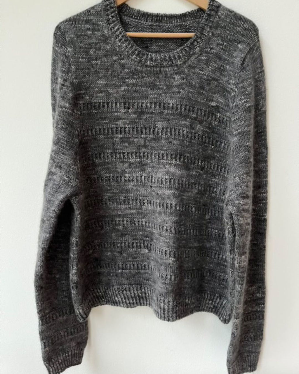 Strukturstribe sweater