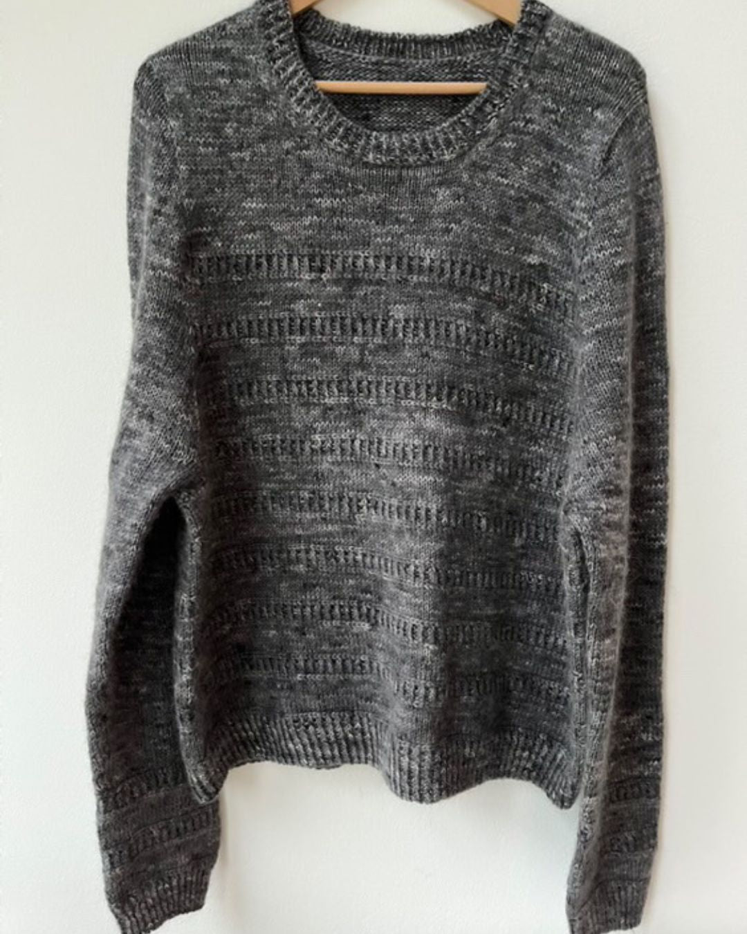 Strukturstribe sweater