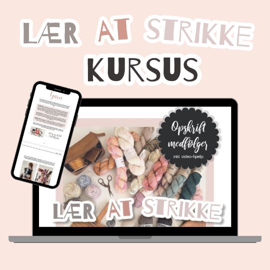 Billede af KURSUS - Lær at strikke